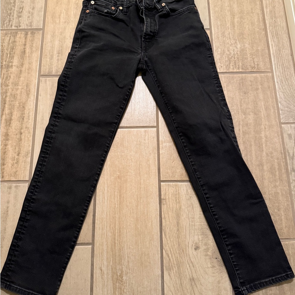 Men’s American Eagle Slim Straight Black Jeans
